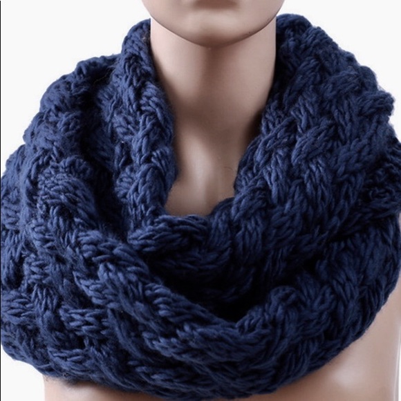 Free People Navy Infiniti Scarf - Picture 2 of 4